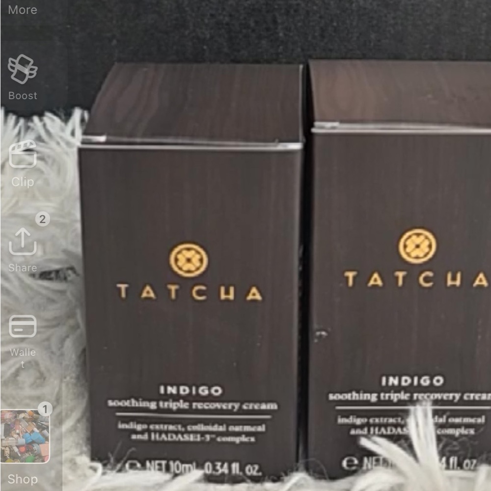 Tatcha Indigo Soothing Triple Recovery Cream 0.34 fl. oz